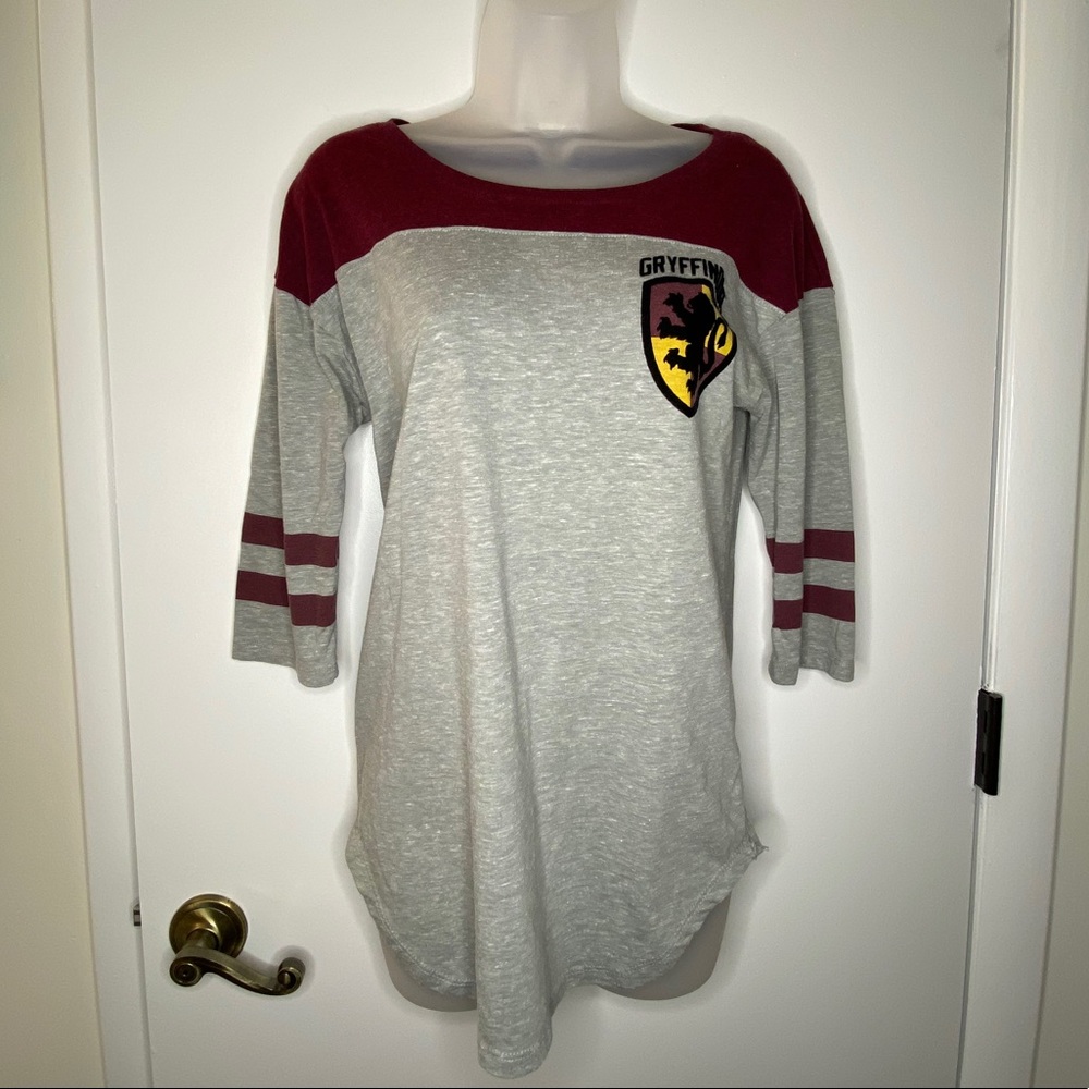 Harry Potter 3/4 length Gryffindor Varsity Shirt
